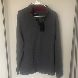 Bonobos Men's Charcoal Zip-Up Sweater